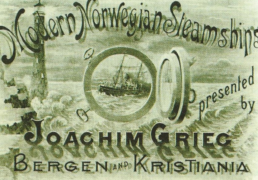 Joachim Grieg and Co. in green-grey colour as a brokerage firm that invest in tankers.