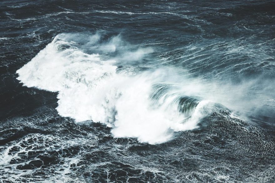 Ocean Waves. The Grieg Group focuses on ocean sustainability.